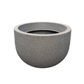 Maceta rustica redonda grafito