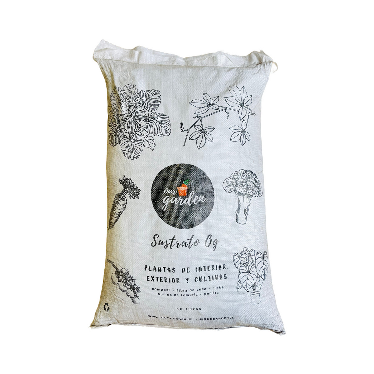 Sustrato de Plantas de interior Universal (50 litros). Premium (Sólo retiro en tienda)