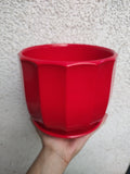 Maceta ceramica HYA 18 rojo
