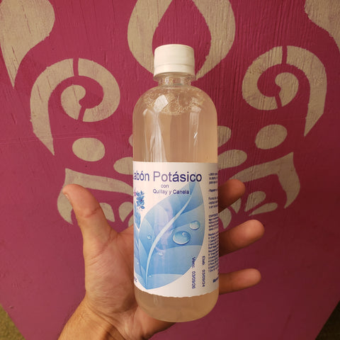 Repuesto jabon potasico con aceite de neem 500cc