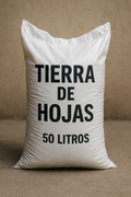 Tierra de hojas saco 50 litros