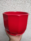 Maceta ceramica HYA 14 rojo